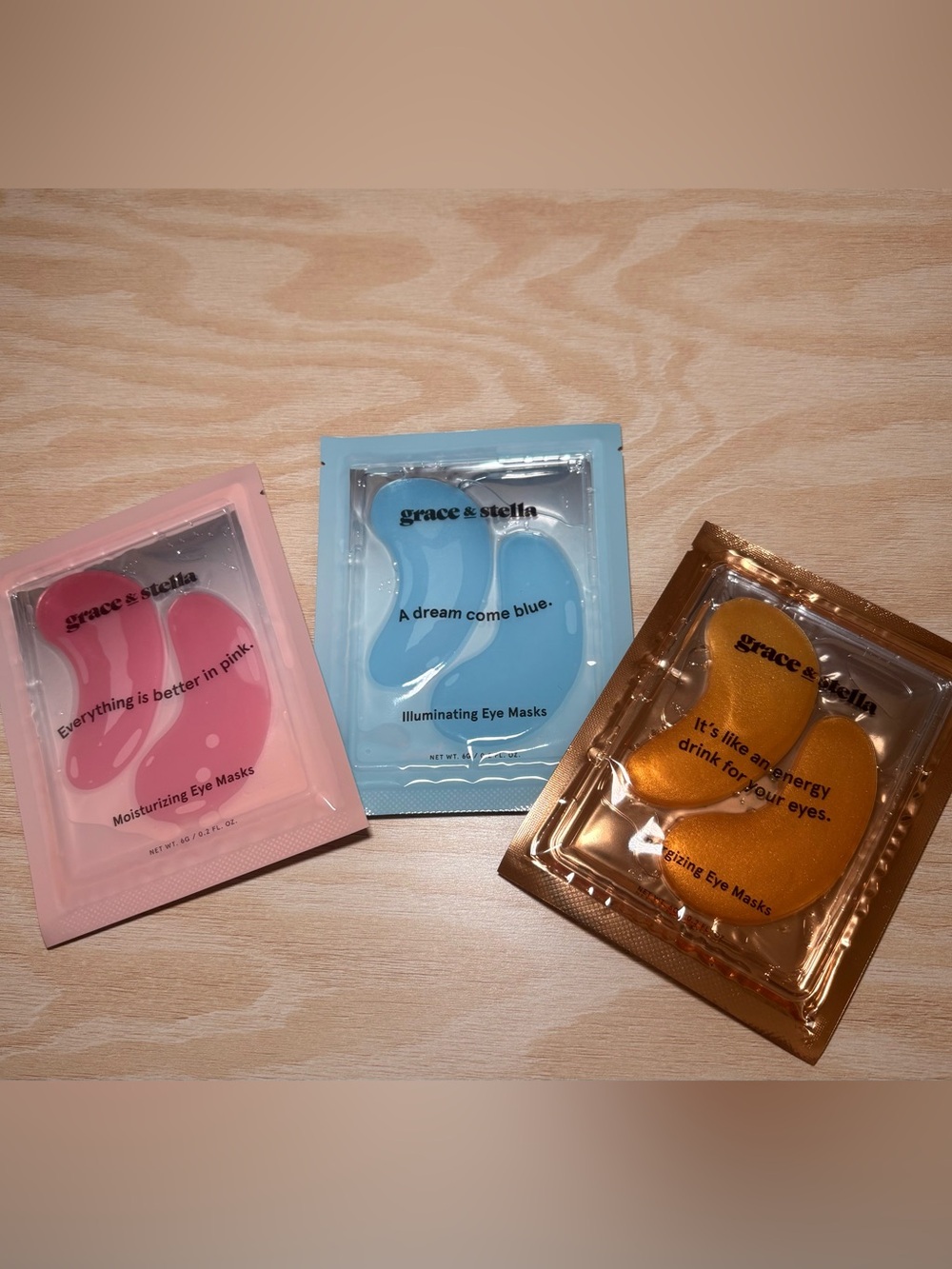 Grace & Stella Eye Patches! fresh! sealed! as pictured!